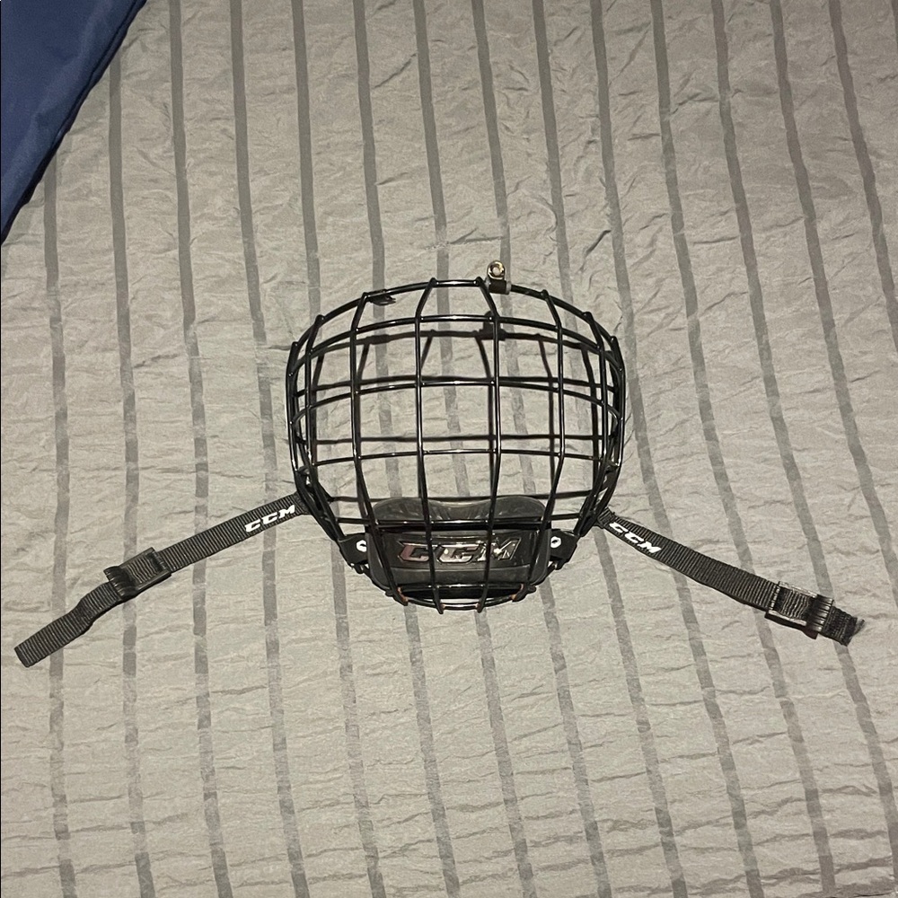 CCM Black Helmet Cage Intermediate Small